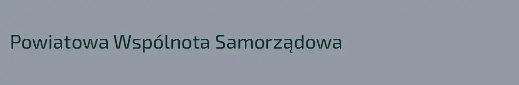 Powiatowa Wspólnota Samorządowa